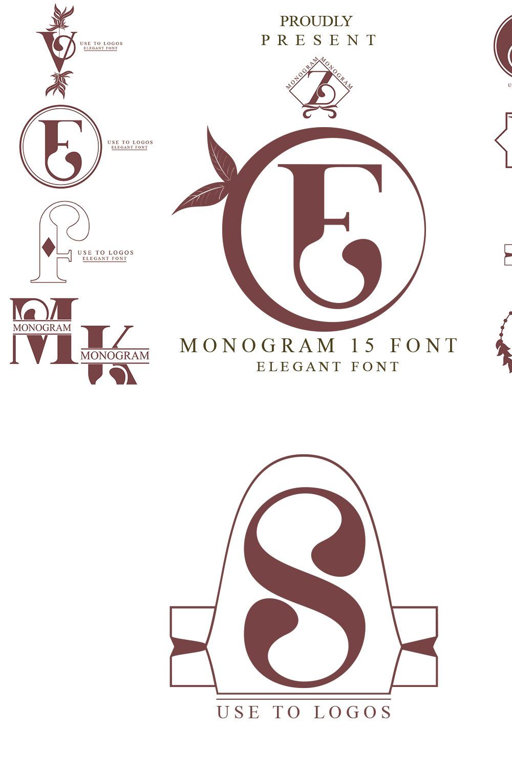 Monogram pinterest preview image.
