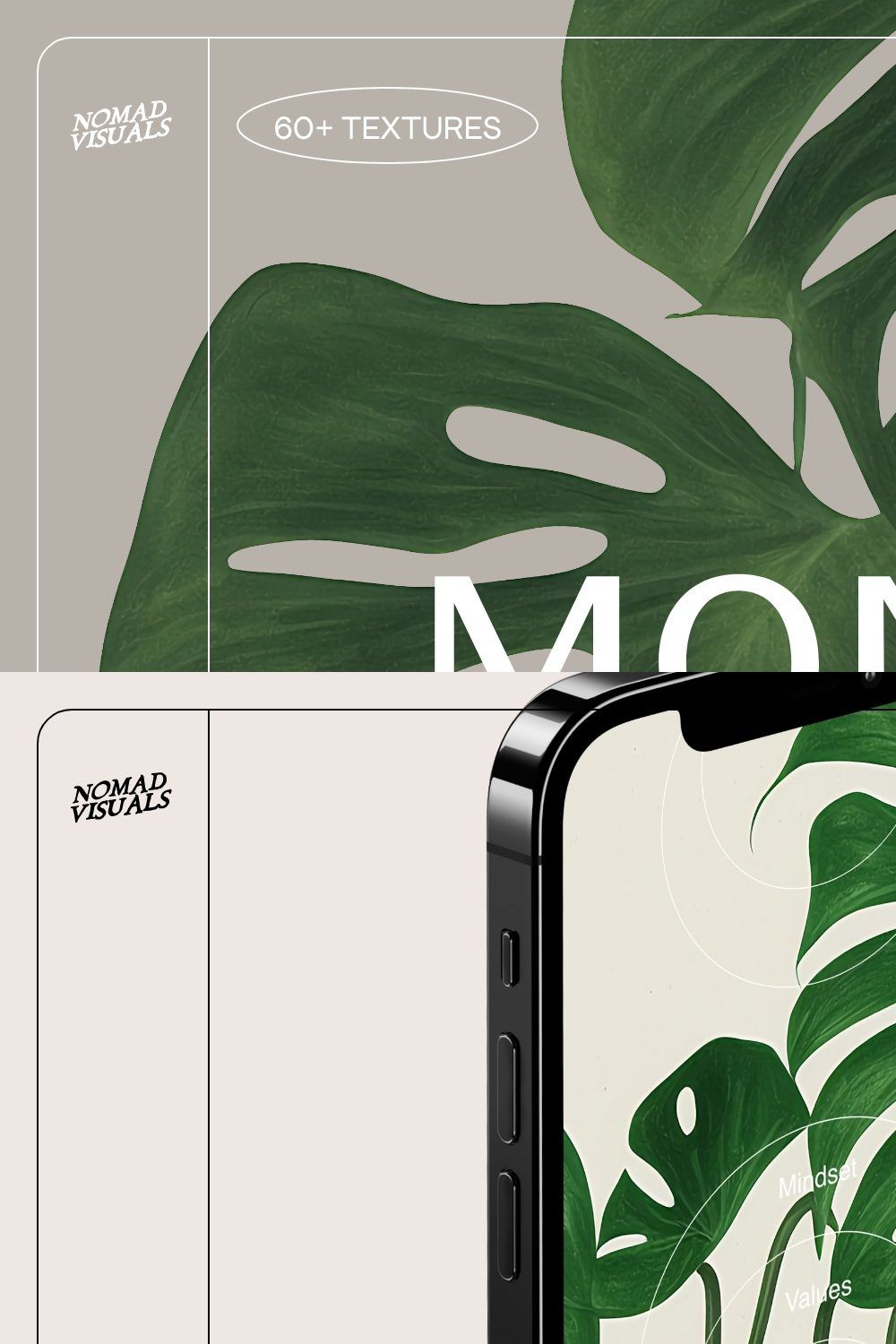 Monstera Tropical Collection pinterest preview image.