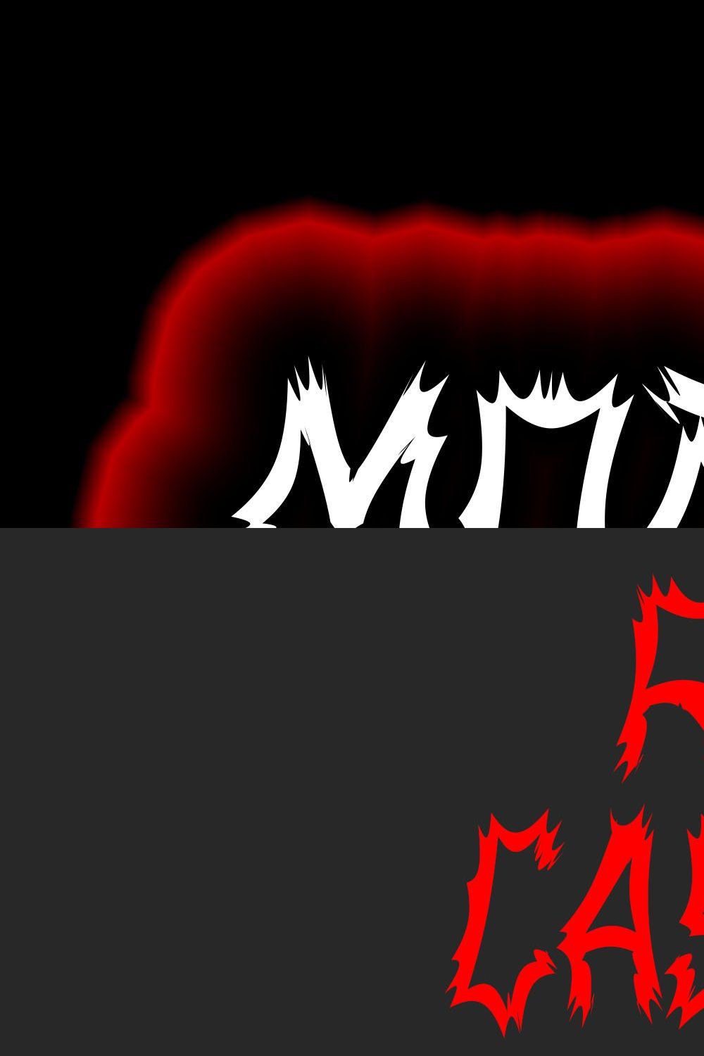 MOOTANS - Halloween Font pinterest preview image.