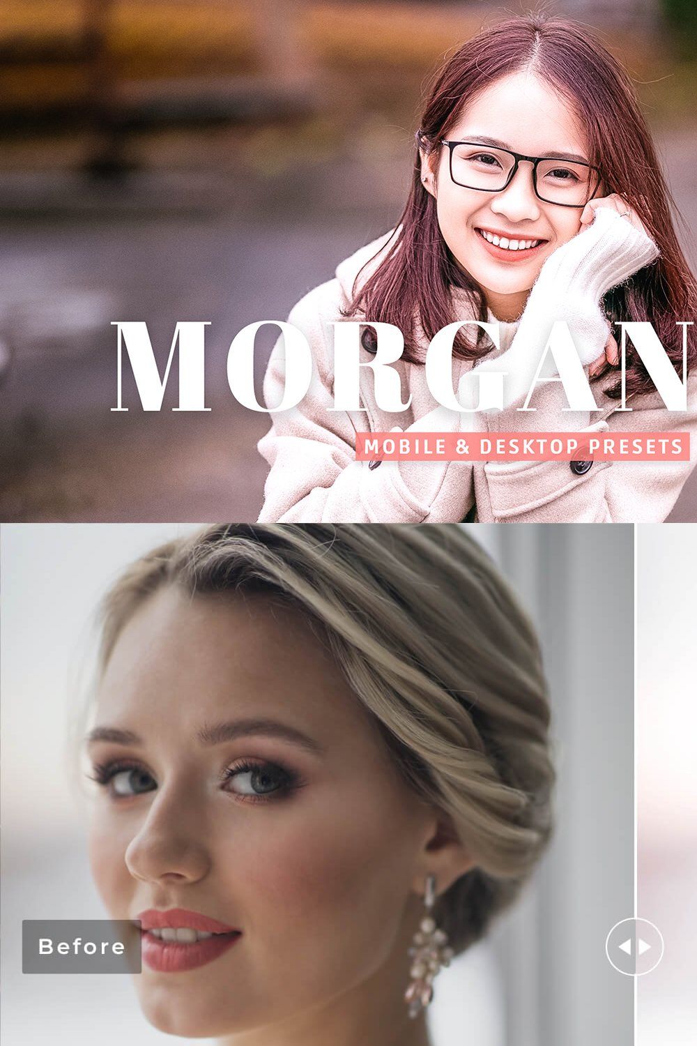 Morganite Pro Lightroom Presets pinterest preview image.