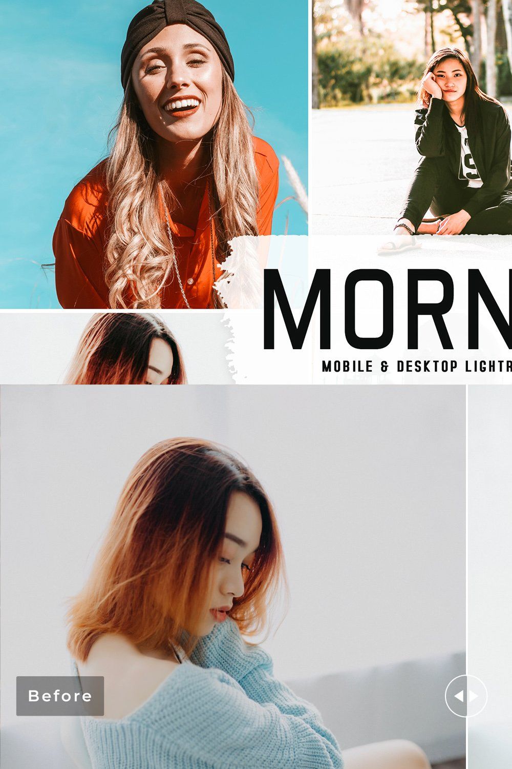 Morning Pro Lightroom Presets pinterest preview image.