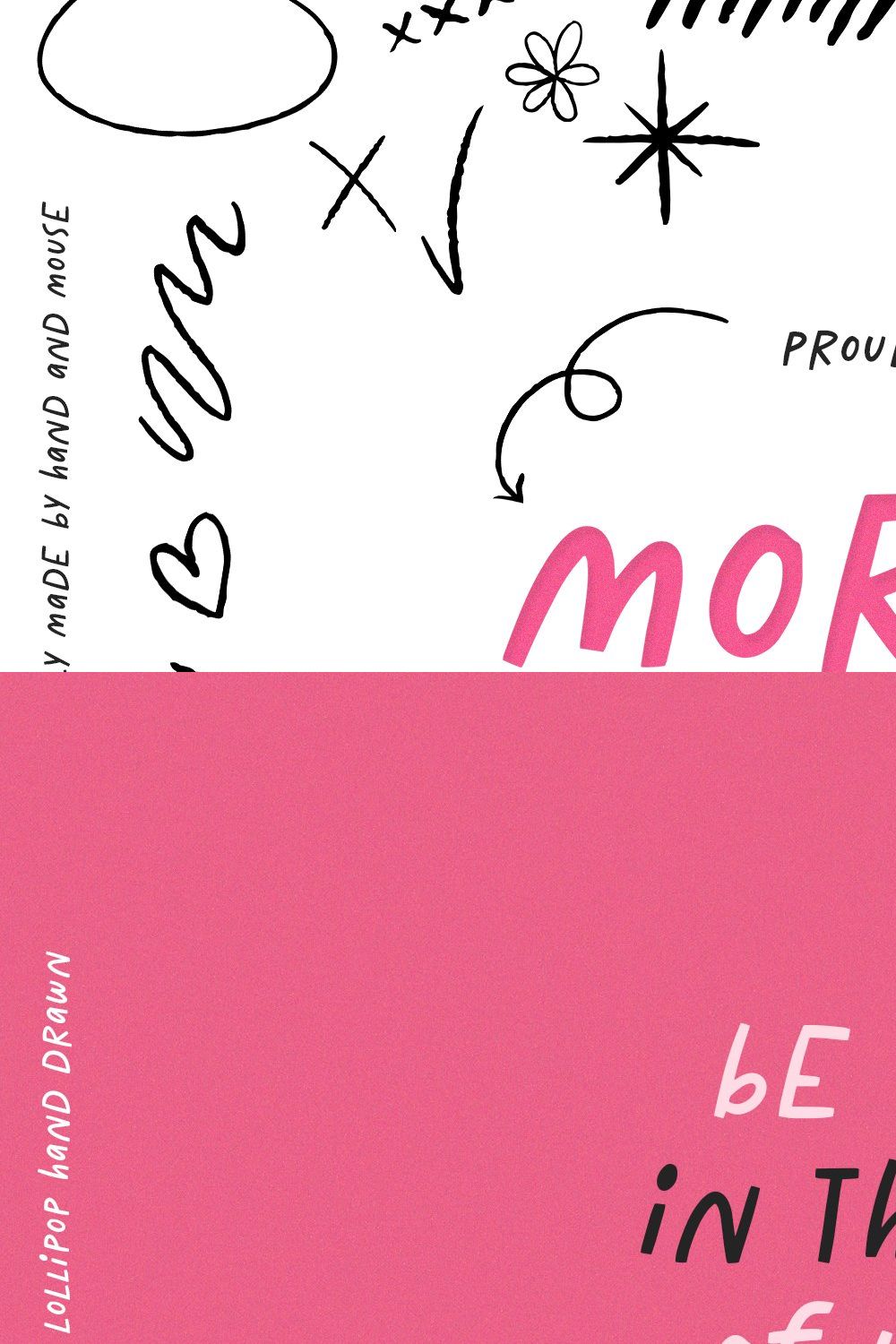 Morning Sketches Font pinterest preview image.