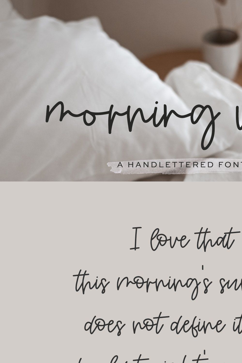 Morning View Script pinterest preview image.