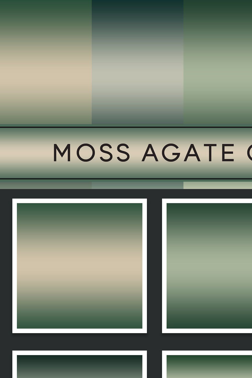 Moss Agate Gradients pinterest preview image.