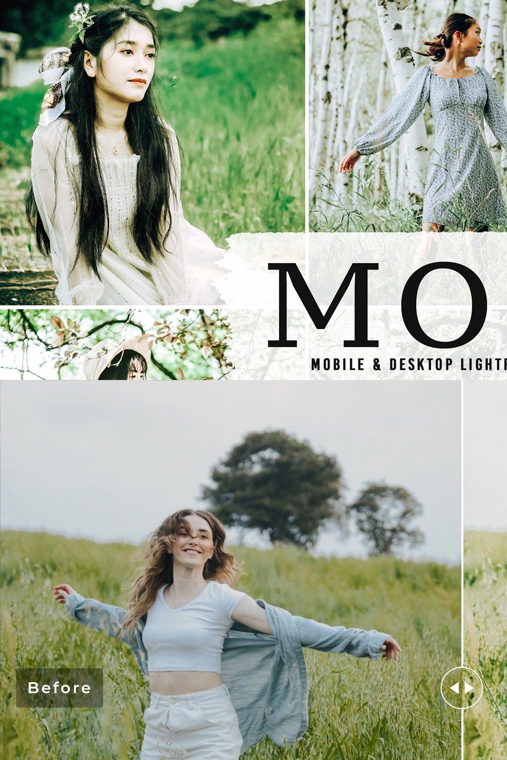 Moss Pro Lightroom Presets pinterest preview image.