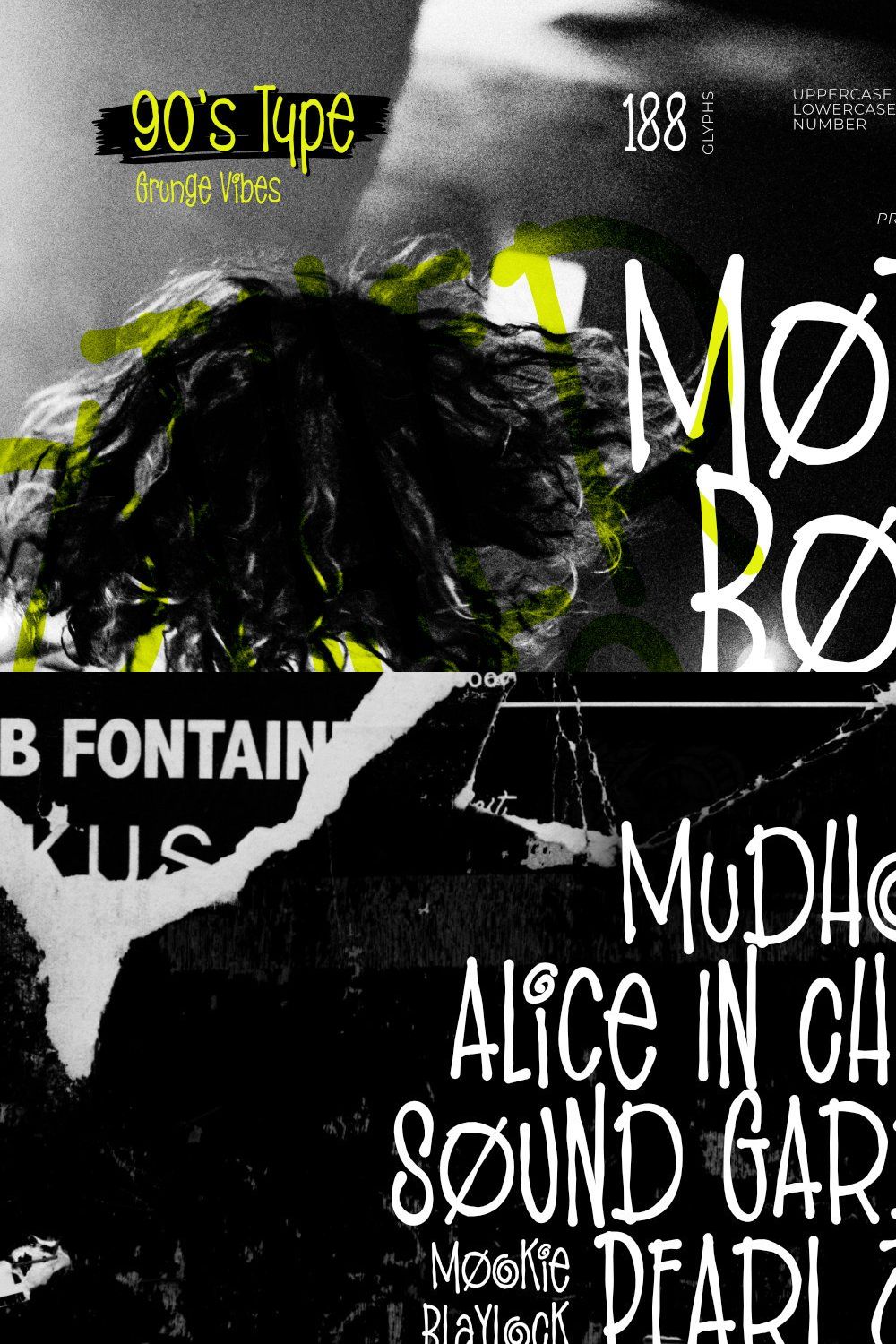 Mother Bones - 90s Type Grunge Vibes pinterest preview image.