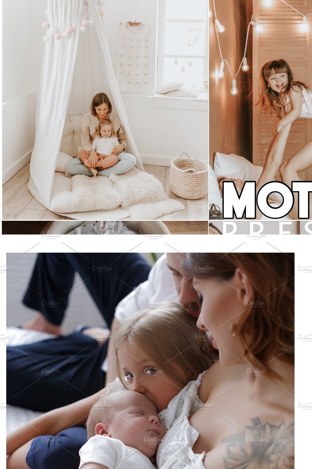 MOTHER LIGHTROOM PRESETS pinterest preview image.