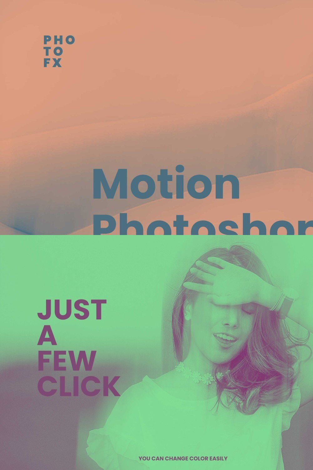 Motion Photo Effect Psd pinterest preview image.