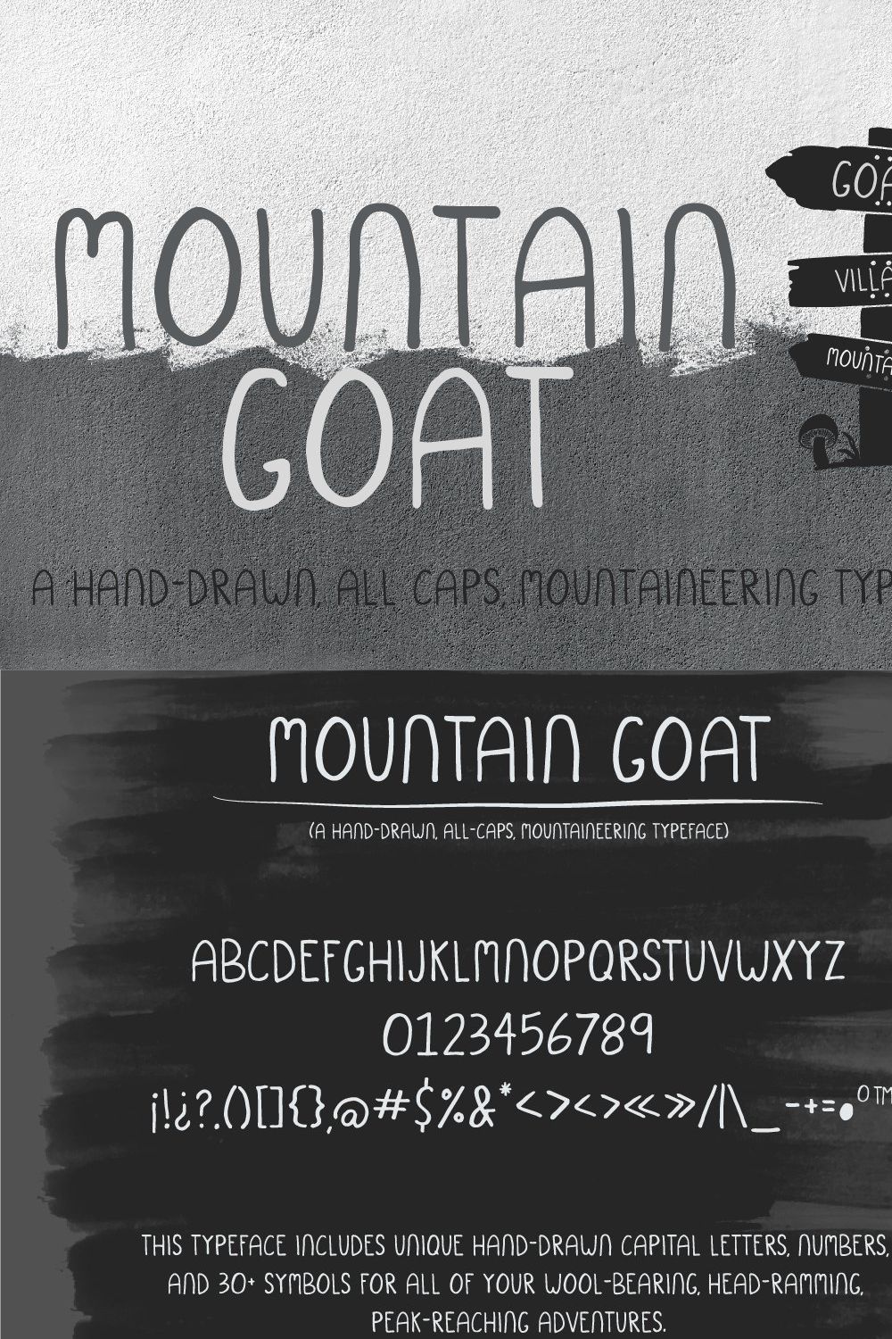 Mountain Goat pinterest preview image.