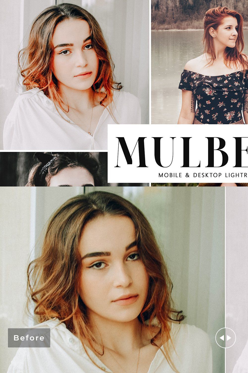 Mulberry Lightroom Presets Pack pinterest preview image.