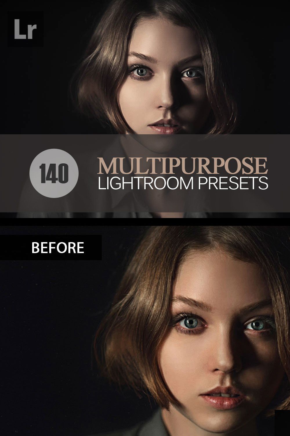 Multipurpose Lightroom Presets pinterest preview image.