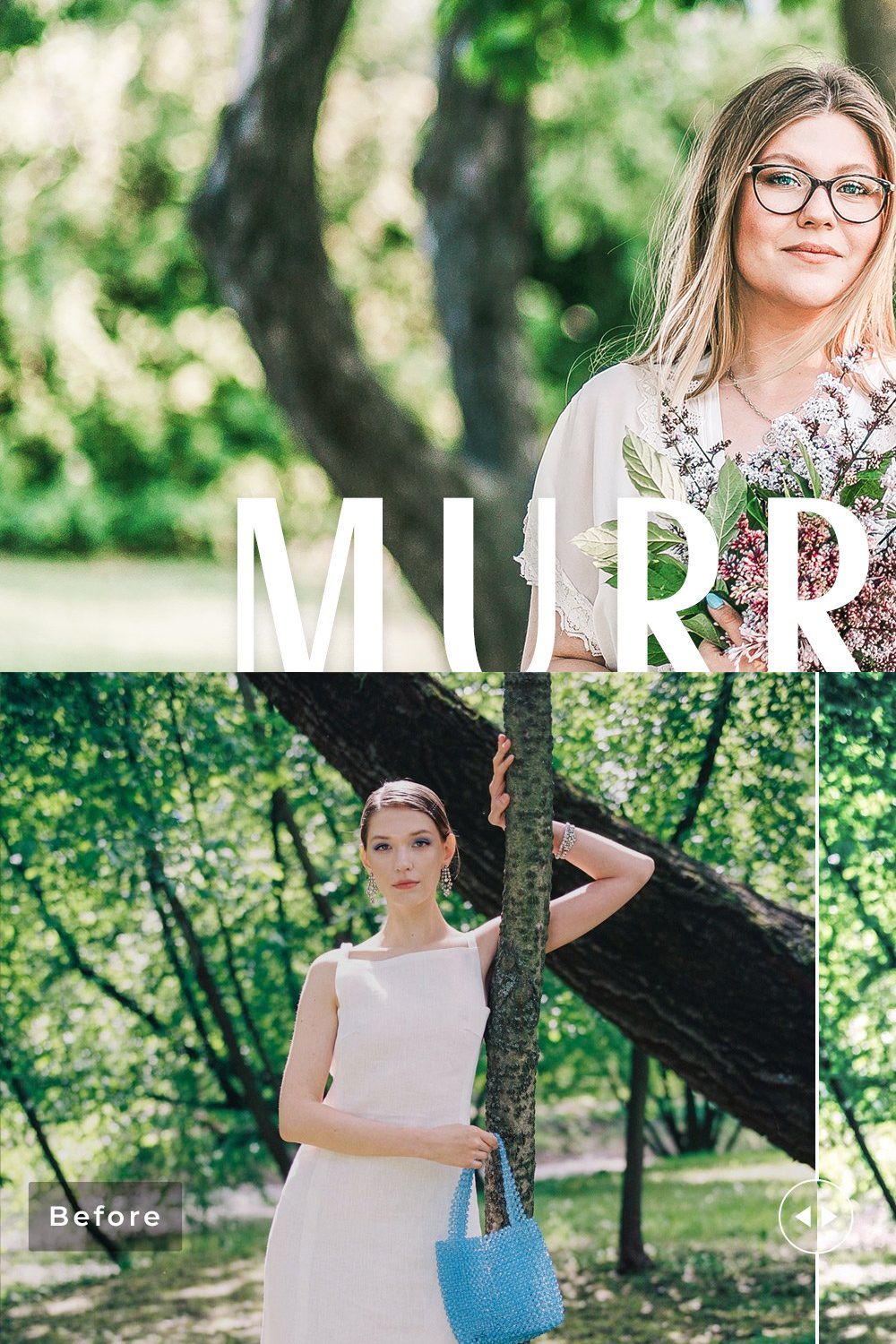 Murraya Pro Lightroom Presets pinterest preview image.