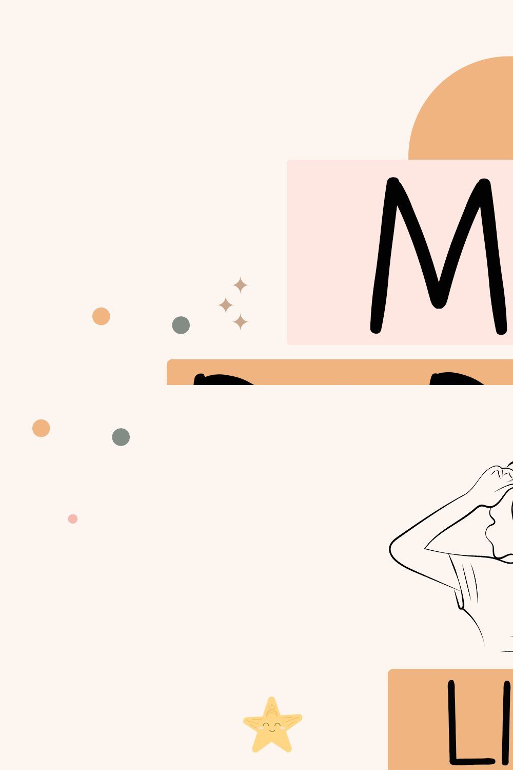 My Darling Font pinterest preview image.