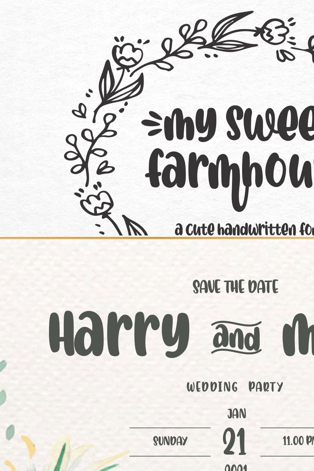 My Sweet Farmhouse pinterest preview image.