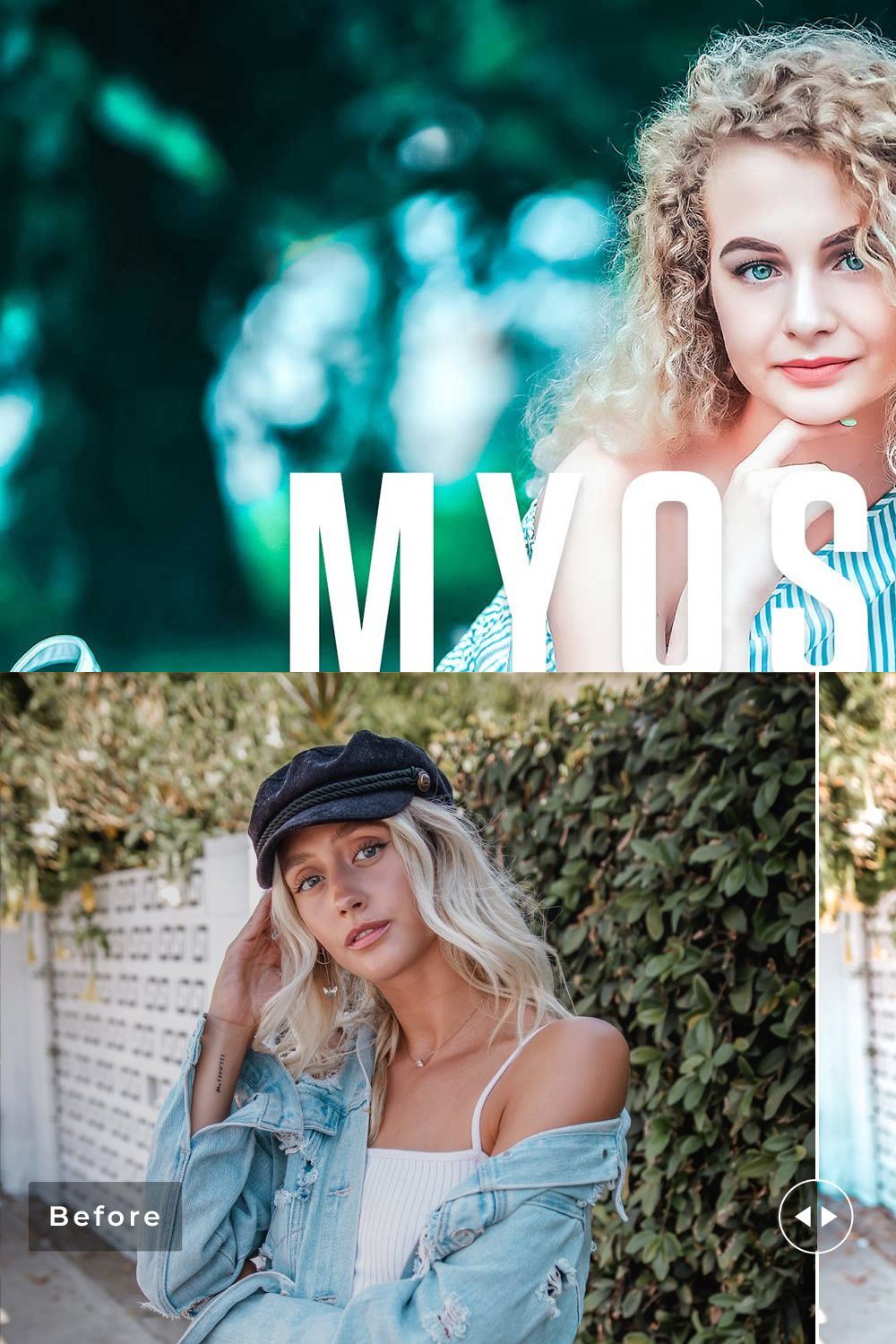 Myosotis Pro Lightroom Presets pinterest preview image.