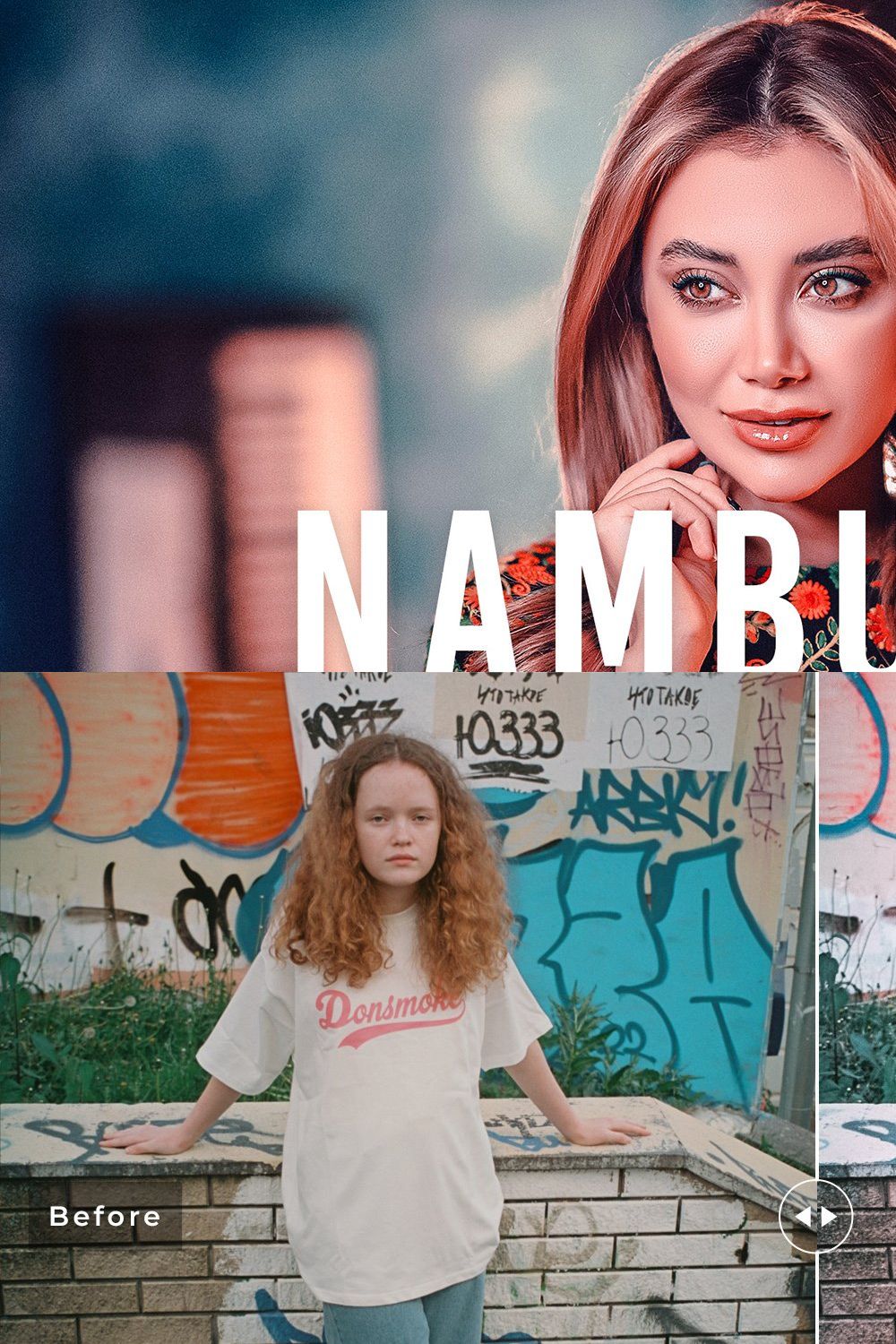 Nambulite Pro Lightroom Presets pinterest preview image.