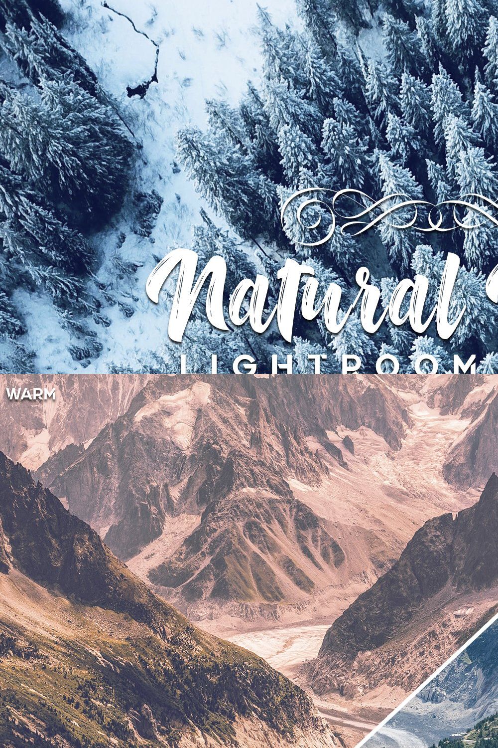 Natural Lightroom Presets pinterest preview image.