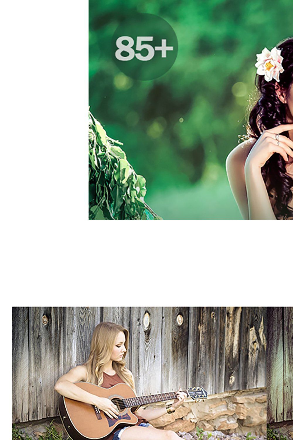 Nature Lightroom Presets pinterest preview image.