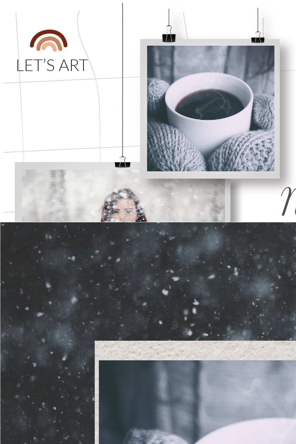 Navy winter digital color swatches pinterest preview image.