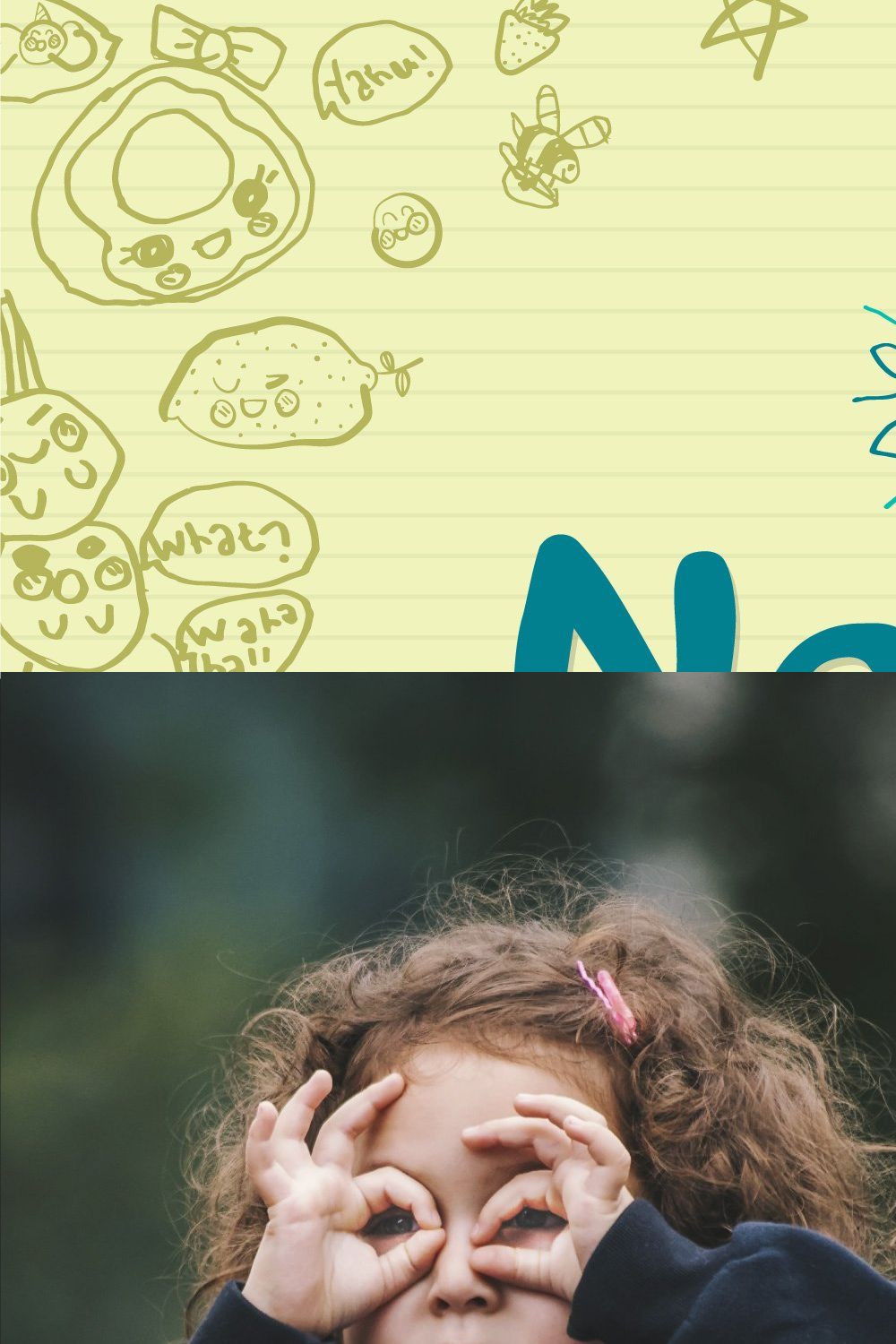 NEEMA - Child's Cute Handwritten pinterest preview image.