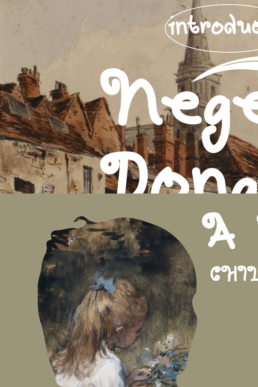 Negeri Dongeng - Handwritten Font pinterest preview image.