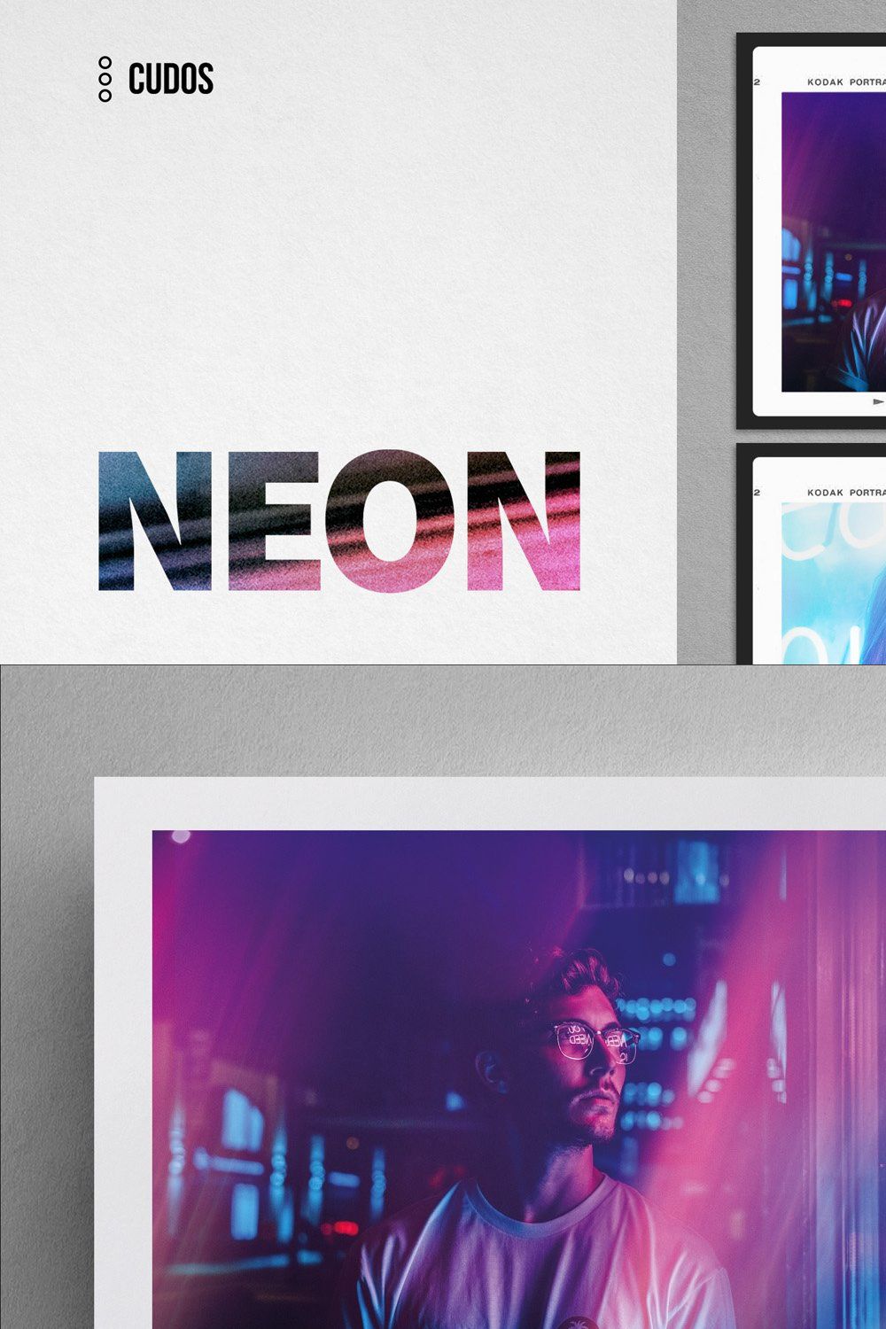 NEON | Real Neon Light Leaks & Glows pinterest preview image.
