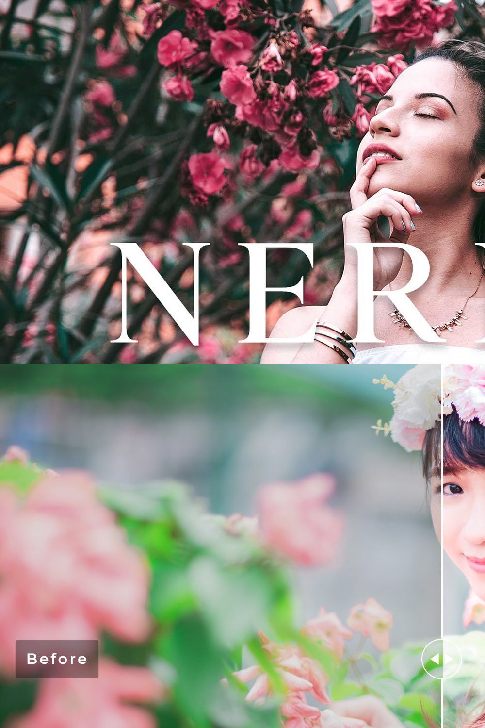 Nerine Pro Lightroom Presets pinterest preview image.