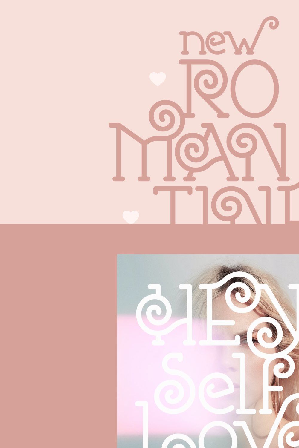 New Romantine ~ Romantic Font pinterest preview image.