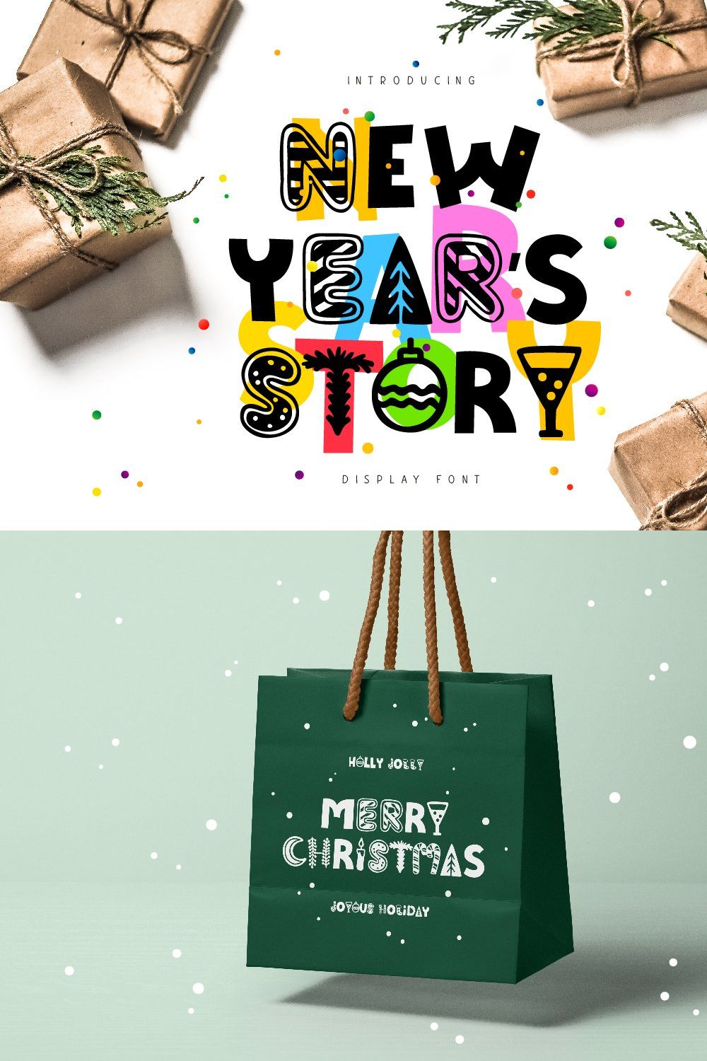 New Year's Story pinterest preview image.