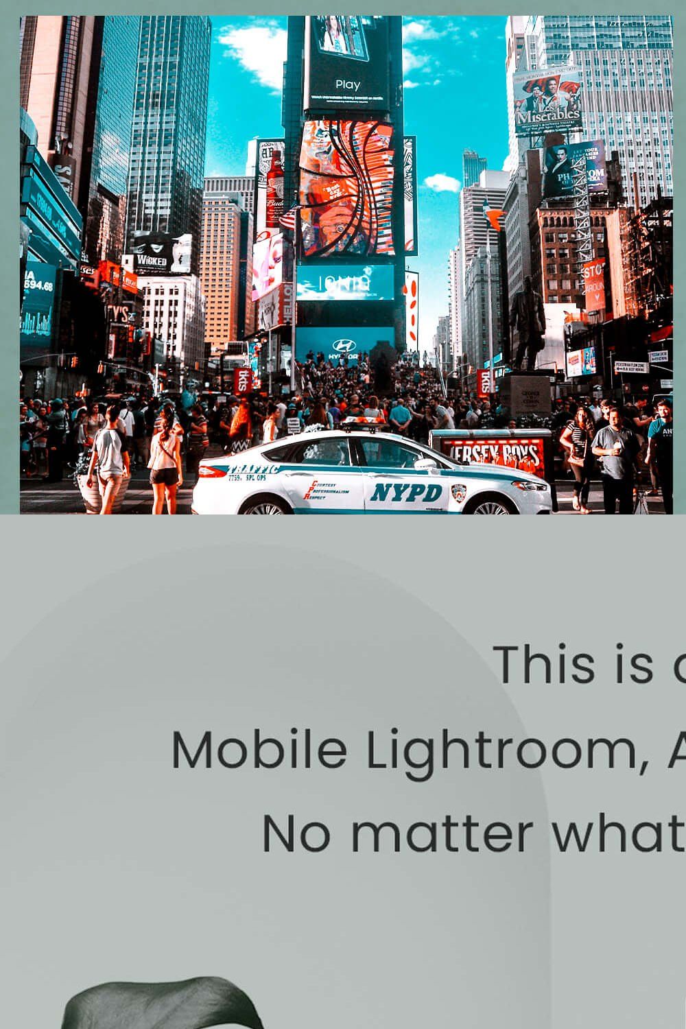 New York Lightroom Photoshop LUTs pinterest preview image.