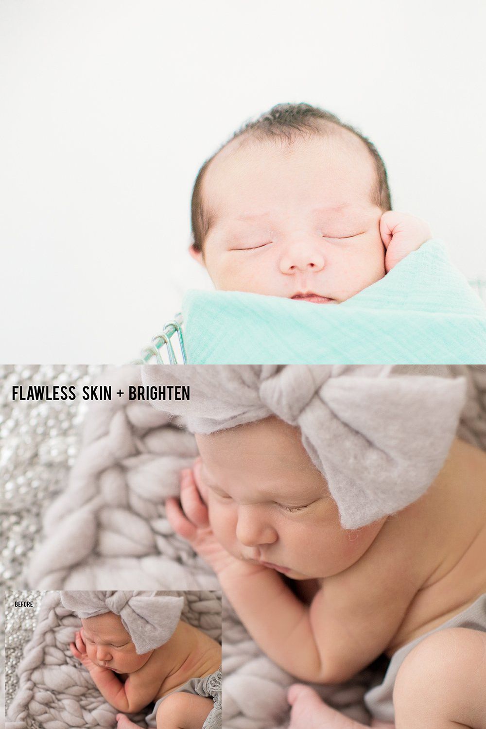 Newborn Tool Set-Photoshop + PSE pinterest preview image.