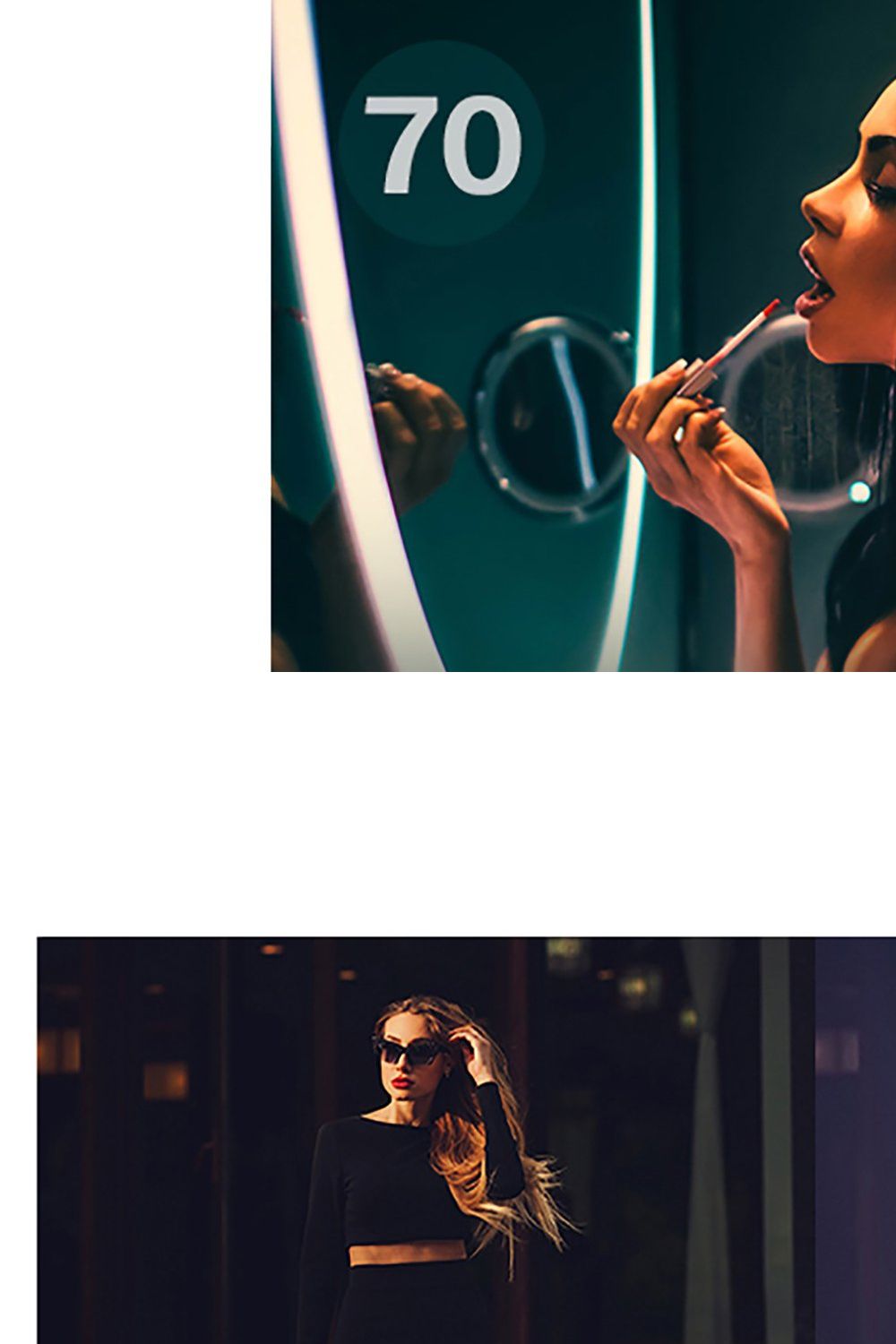 Night Life Lightroom Presets pinterest preview image.