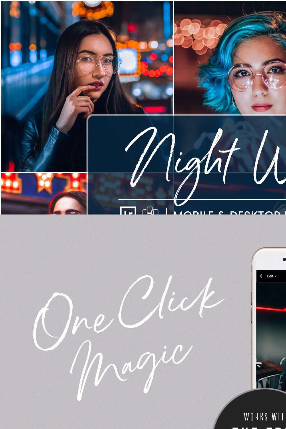 NIGHT WITCHES LIGHTROOM PRESETS pinterest preview image.