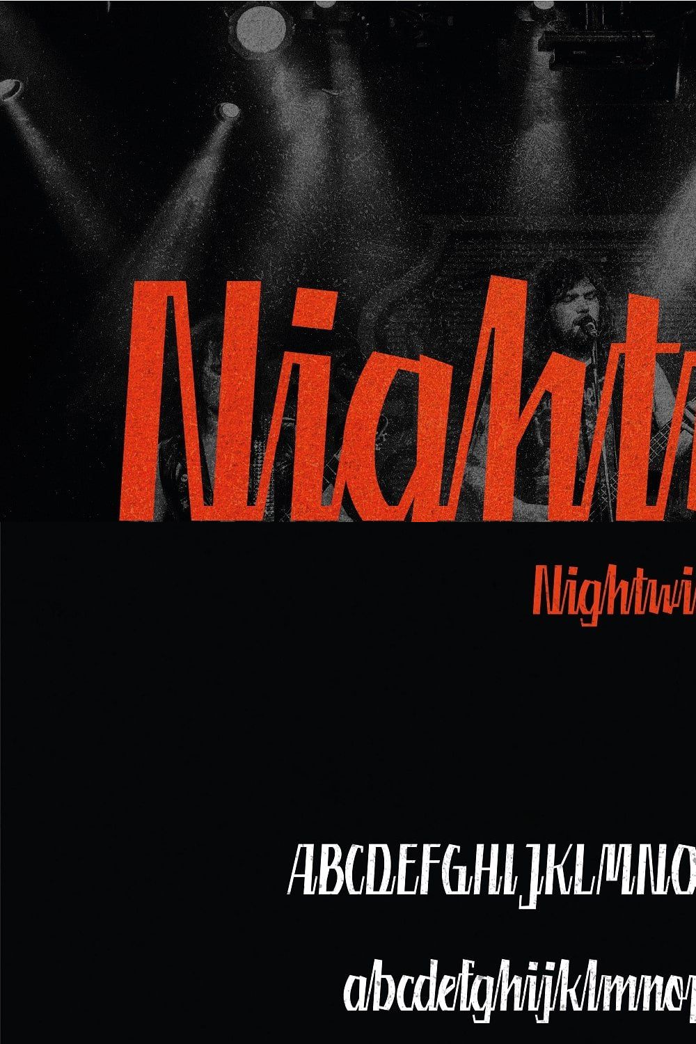 Nightwish - Script Typeface pinterest preview image.