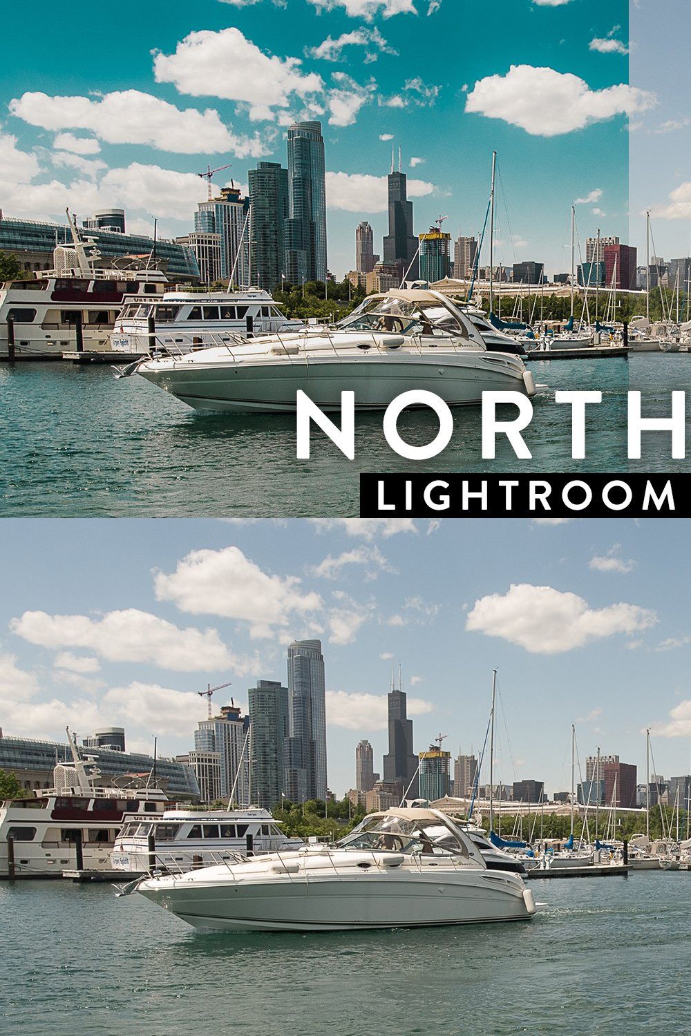 Northside Cityscape Lightroom Preset pinterest preview image.