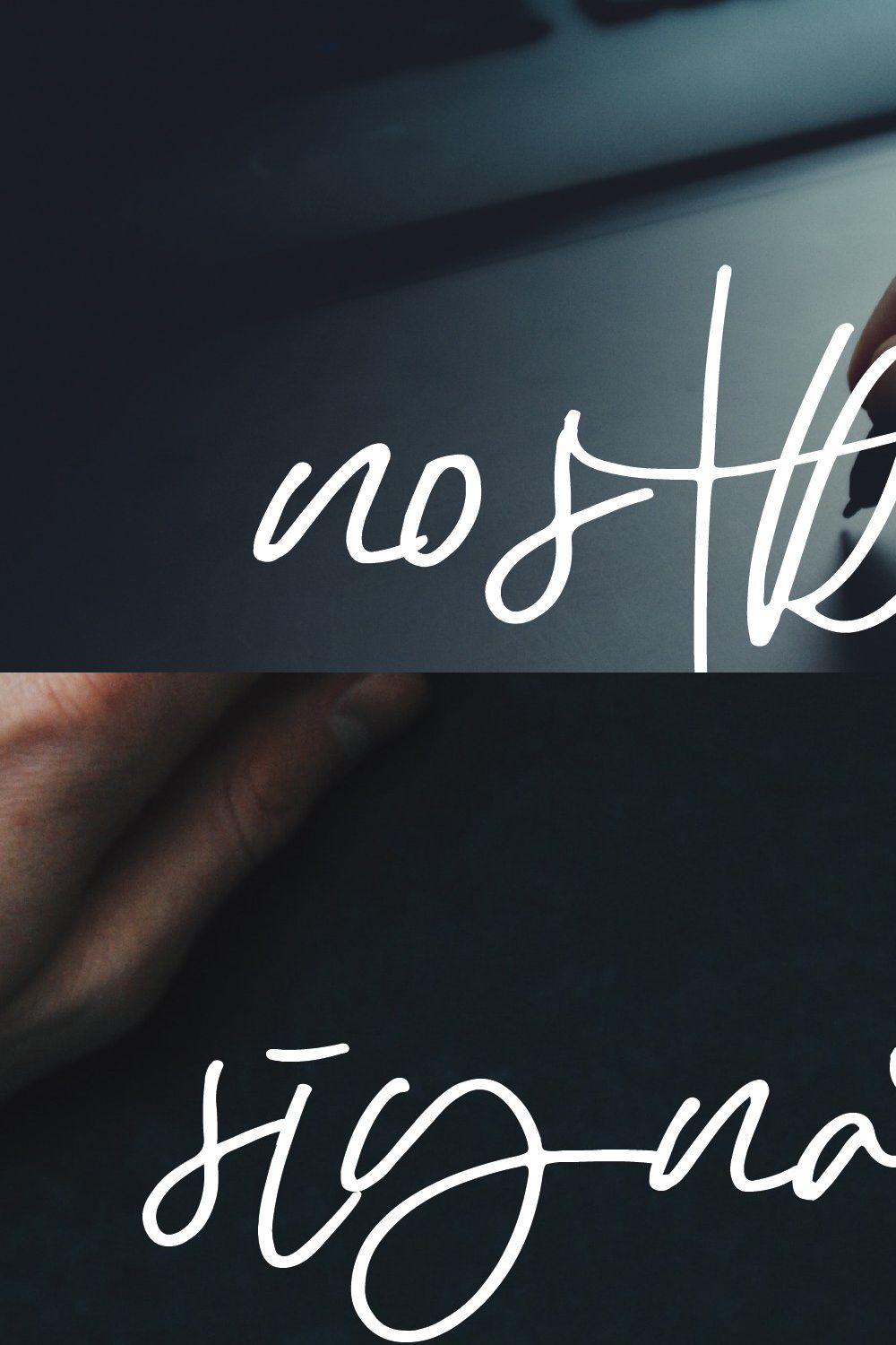 nostrud font pinterest preview image.