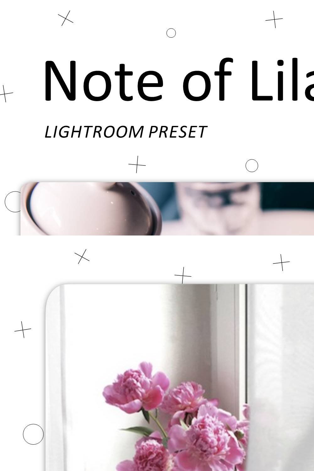 Note of Lilac - Lightroom Presets pinterest preview image.