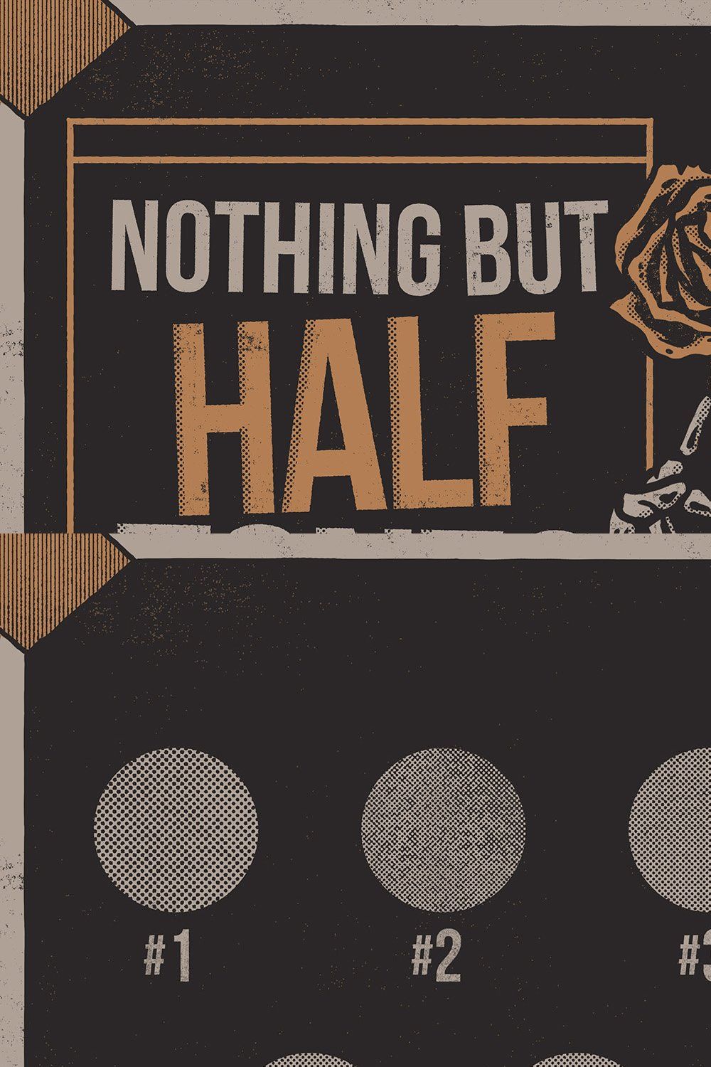 Nothing but Halftones pinterest preview image.
