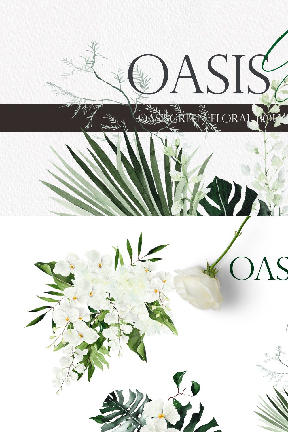 OASIS green - Wedding clipart pinterest preview image.