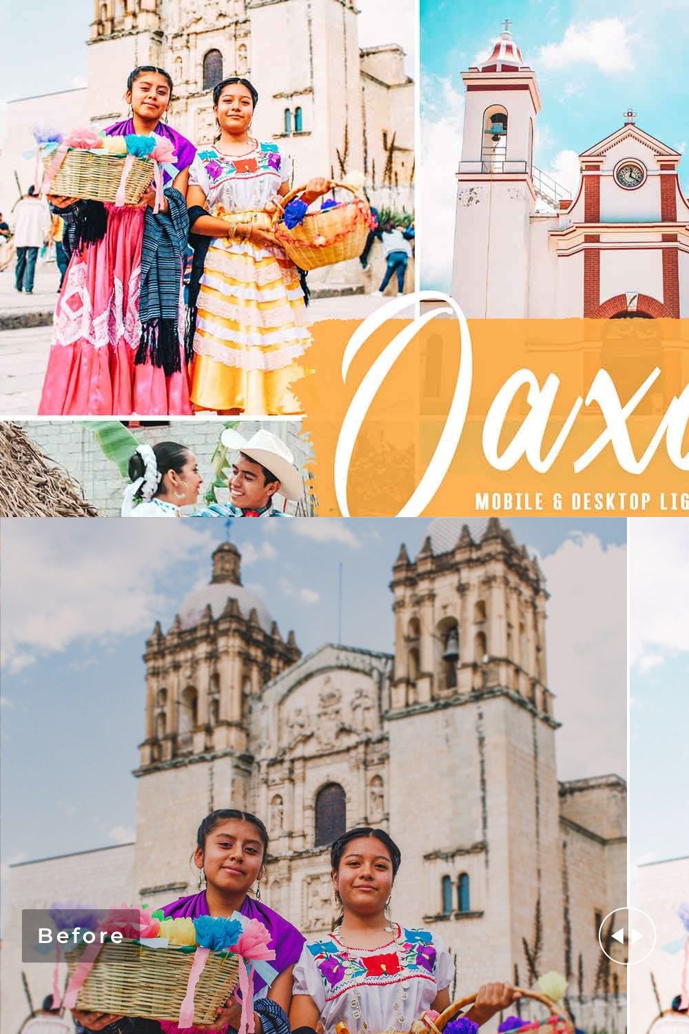 Oaxaca Pro Lightroom Presets pinterest preview image.