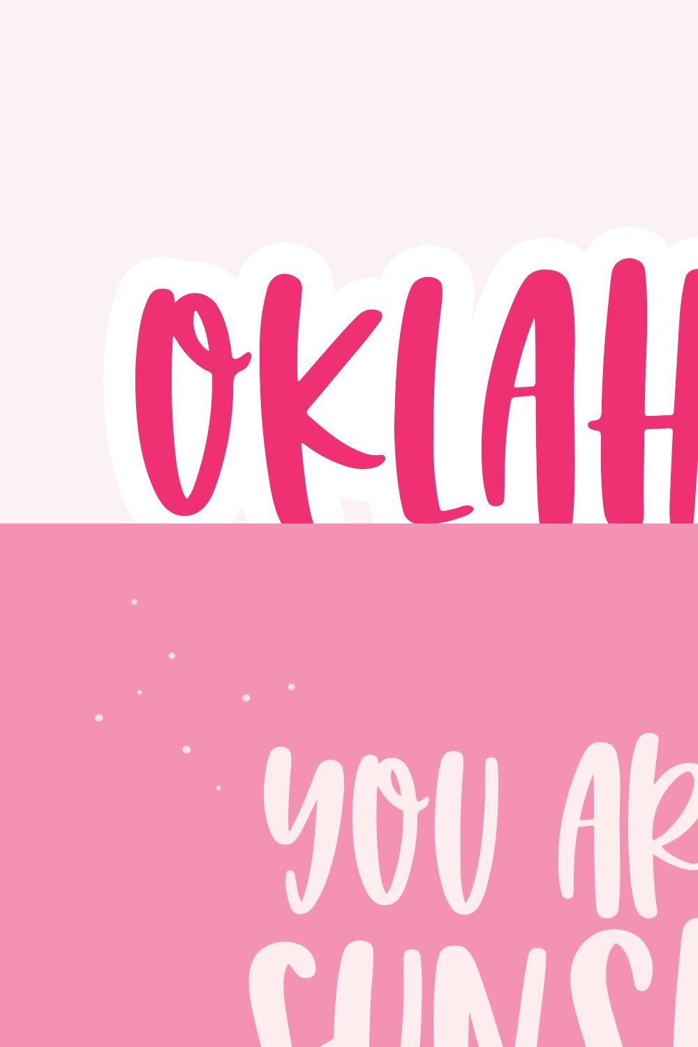 Oklahoma | Quirky Handwritten Font pinterest preview image.