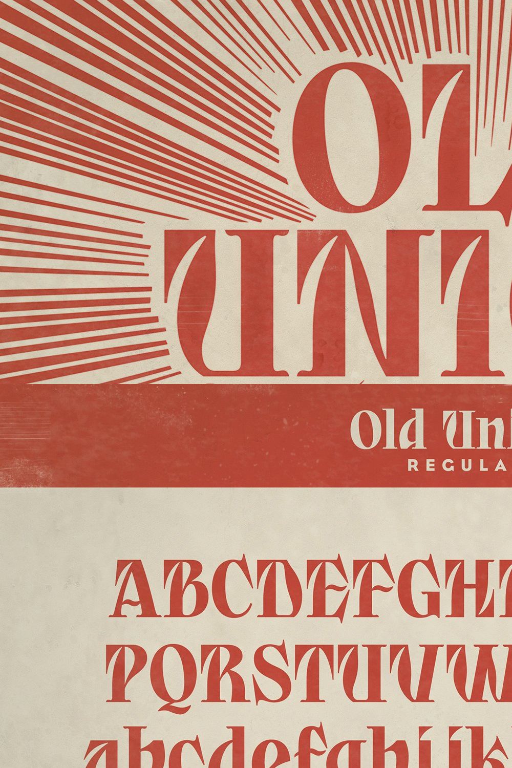 Old Union Font pinterest preview image.