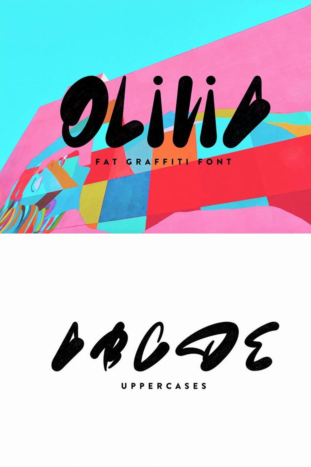 Olivia - Font Family pinterest preview image.