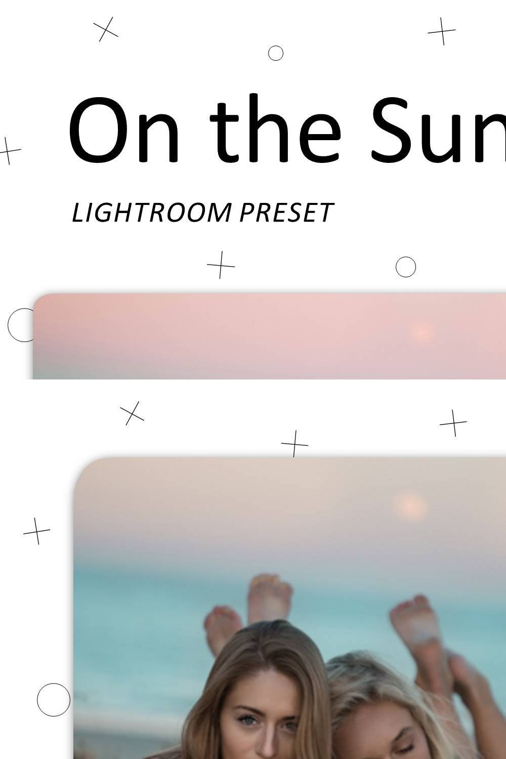 On the Sunset - Lightroom Presets pinterest preview image.