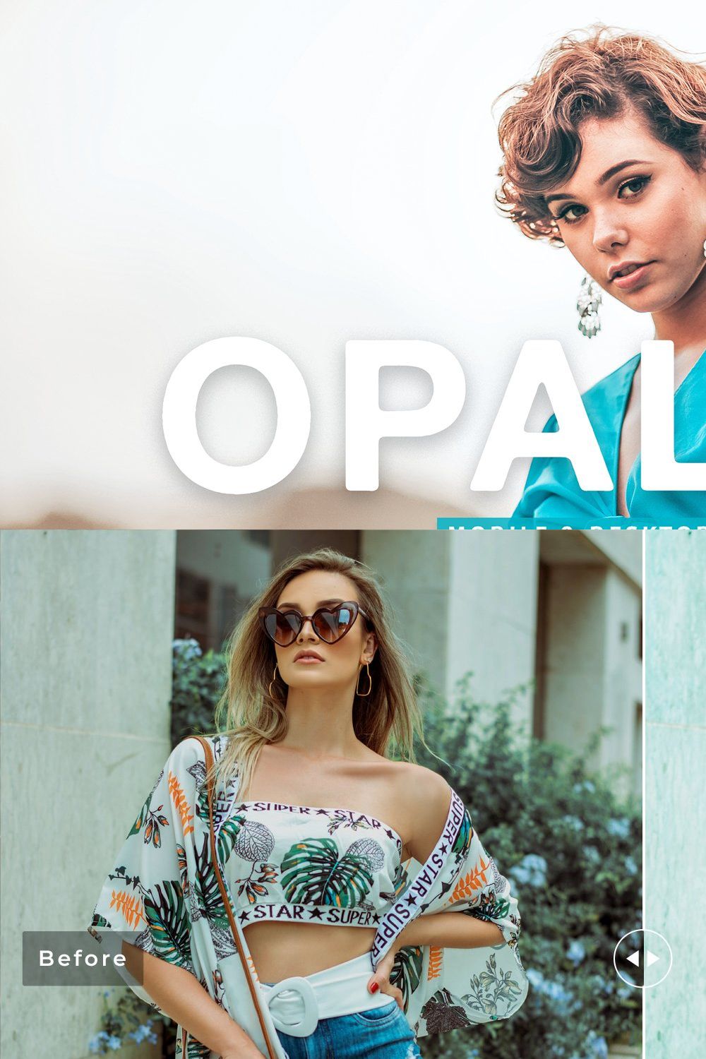 Opalite Pro Lightroom Presets pinterest preview image.