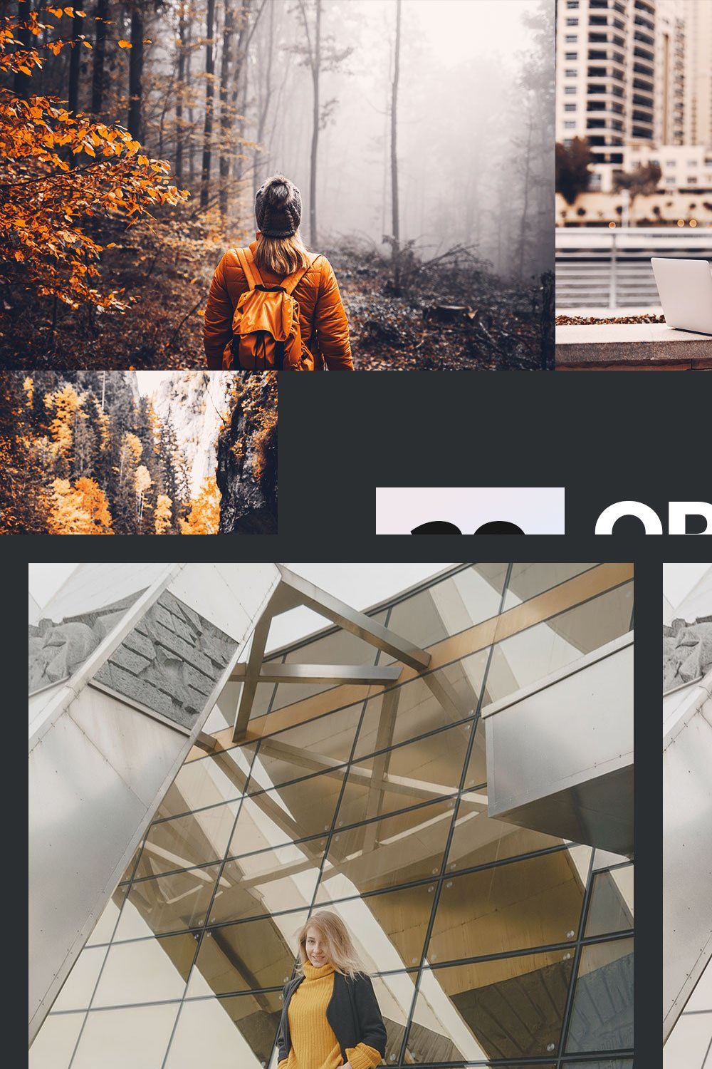 Orange Dream Lightroom Presets & LUT pinterest preview image.