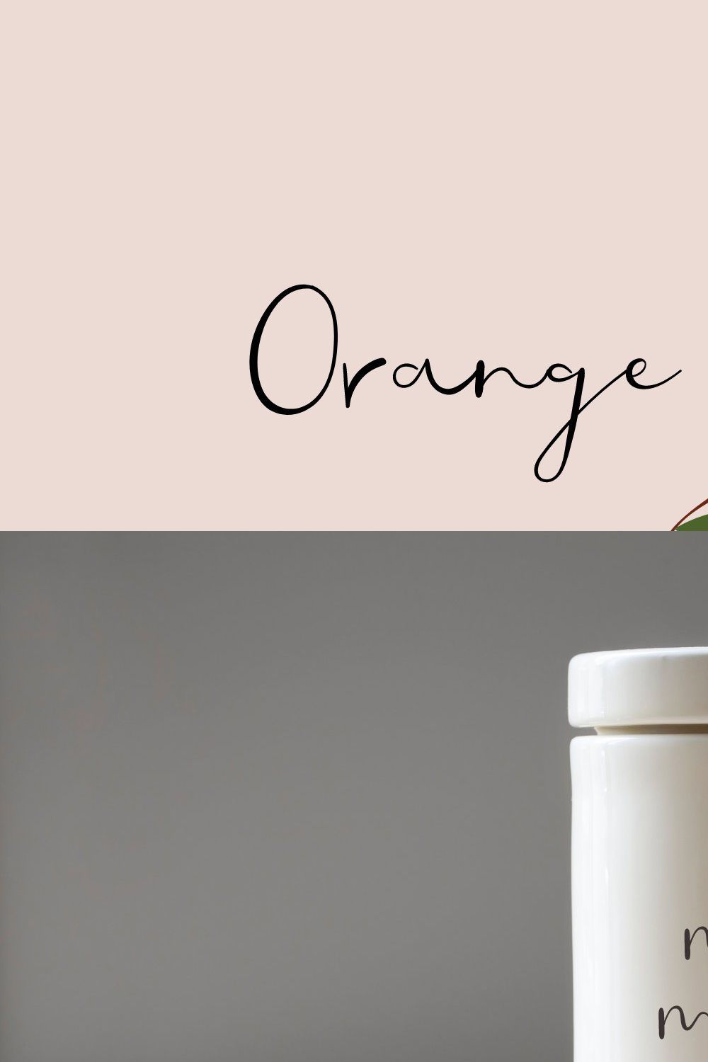 Orange Juice pinterest preview image.