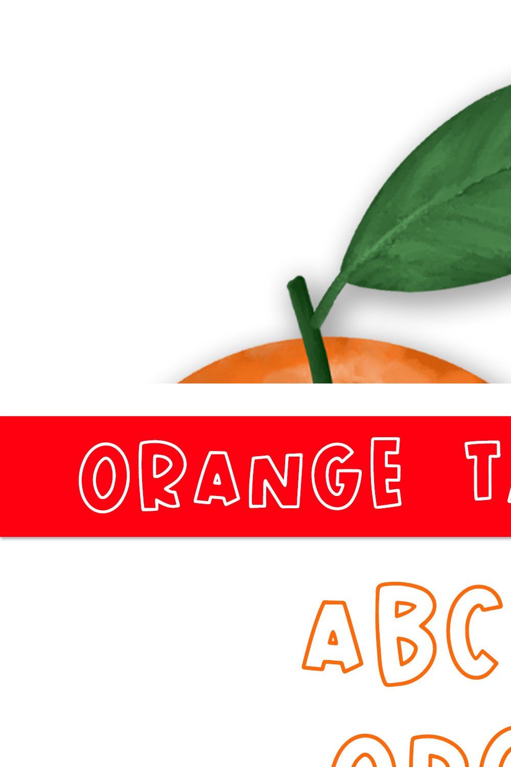 Orange Tangerine pinterest preview image.