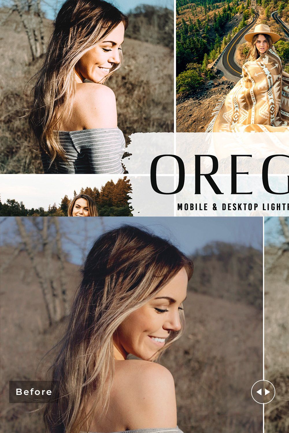 Oregon Pro Lightroom Presets pinterest preview image.