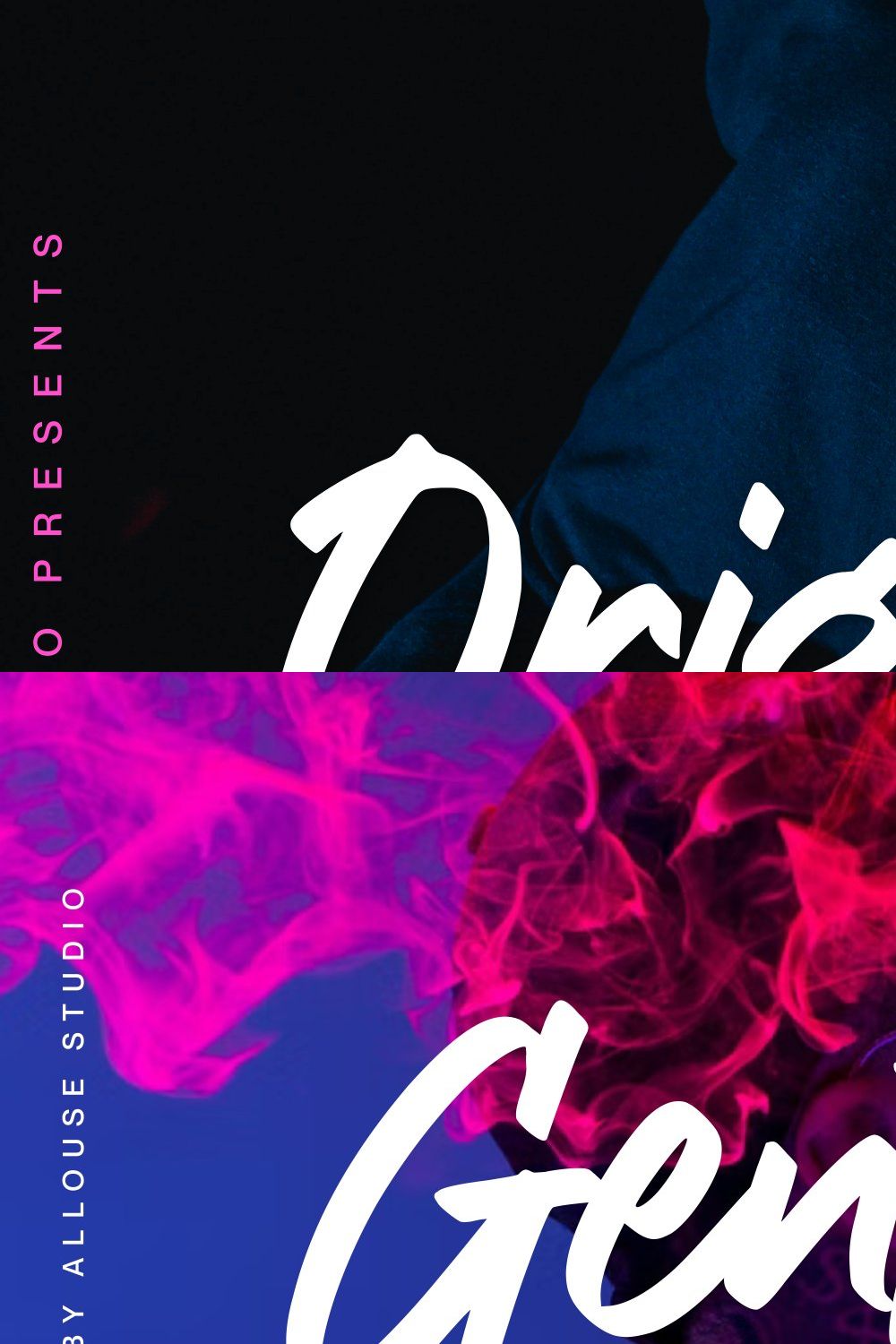 Originthink An Urban Style Font pinterest preview image.